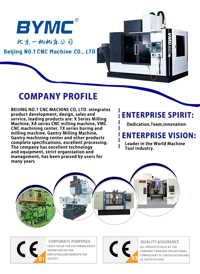 Bymc Vmc650 3 Axis Mini CNC Milling Machine Centro De Vmc650 Vertical Machining Center High Accuracy Quality with GSK Controller Cheap Price