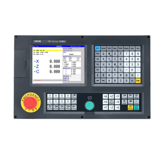 Controlador de fresagem CNC de 4 eixos Szgh de controle automático O mesmo que o tipo de braço de suporte da máquina de fresagem CNC Fanuc, tipo servo