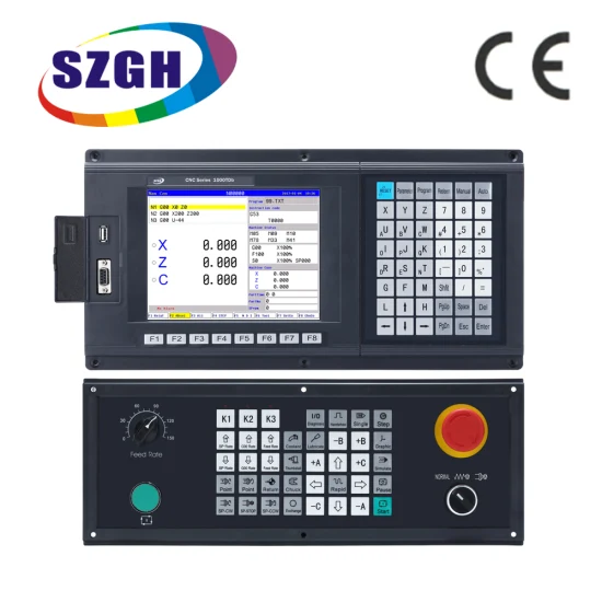 Szgh 128 MB de memória, 100 MB de armazenamento do usuário Grande loja Alta precisão de posição Controlador CNC Controlador de máquina CNC de 5 eixos para torno mecânico de madeira